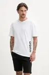 Plážové tričko HUGO T-SHIRT RN RELAXED