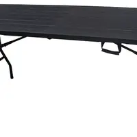 AUTRONIC zahradní stůl AZ-K1003 BK černý, skládací