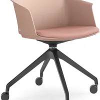 LD SEATING Konferenční židle WAVE 030, F95-BL, černý kříž