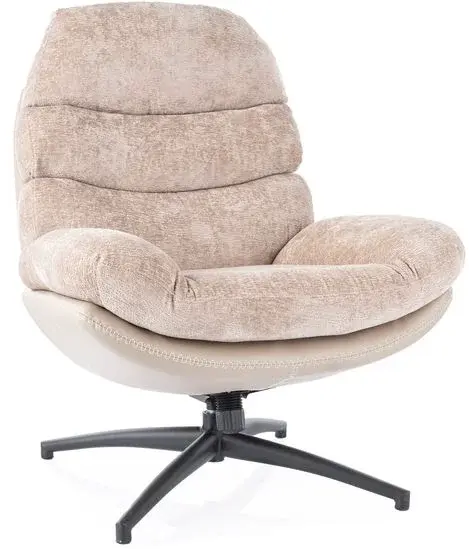 SIGNAL Křeslo GISELLE béžové / antik rose