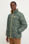 Oboustranná bunda Helly Hansen pánská, žlutá barva, zimní