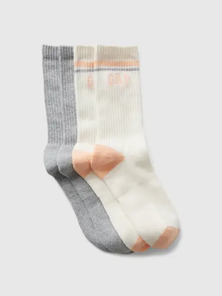 GAP ponožky s logom, 2 páry - dámske