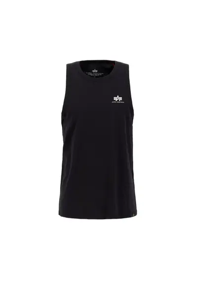 ALPHA INDUSTRIES Tričko  čierna / biela