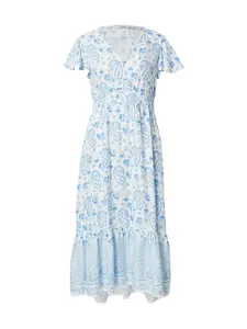 ONLY Šaty  modrá / biela