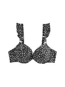 Next Bikinový top  čierna / biela