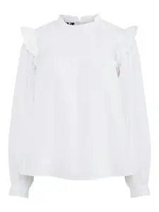 PIECES Blúzka 'VELA'  biela