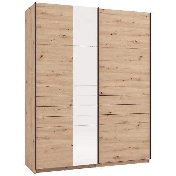 Xora SKŘÍŇ S POSOUVACÍMI DVEŘMI, dub artisan, 145,5/217,5/60 cm