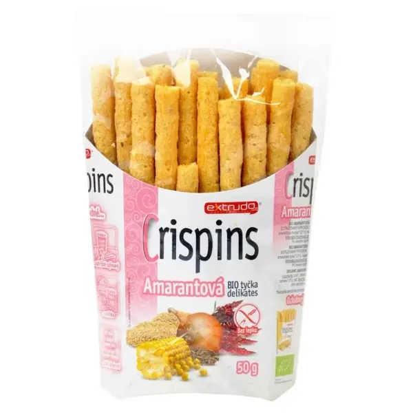 EXTRUDO BIO Crispins tyčka Amarantová delicates 50 g