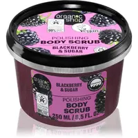 Organic Shop Body Scrub Blackberry & Sugar vyhlazující tělový peeling 250 ml