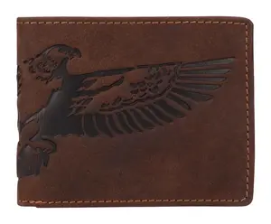 Pánská kožená peněženka Lagen 66-3701 Eagle Brown
