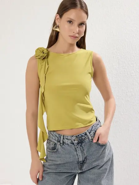 Trendyol Top  kaki