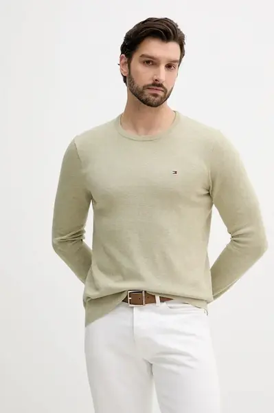 Tommy Hilfiger Bavlnený sveter Tommy Hilfiger