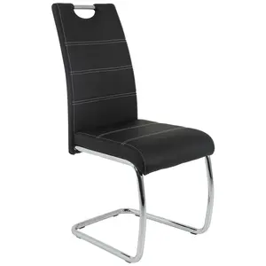 Carryhome HOUPACÍ ŽIDLE, černá