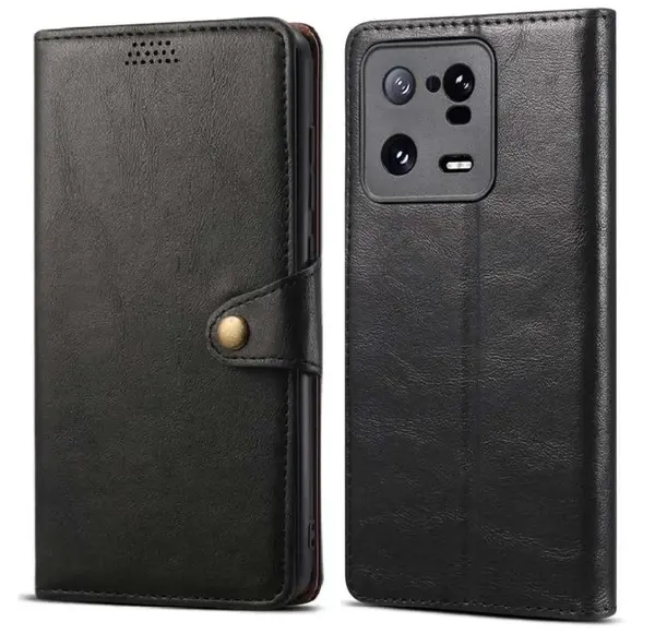 Lenuo Leather flipové pouzdro pro Xiaomi 13 Pro černá