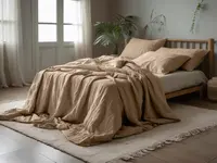 Mušelínové obliečky PURELY svetlohnedé Rozmer obliečky: 80 x 80 cm | 135 x 200 cm