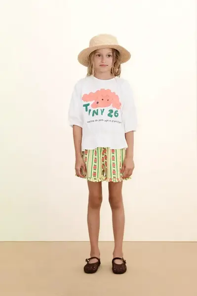 Detské bavlnené tričko Tinycottons RED DOG GRAPHIC TOP