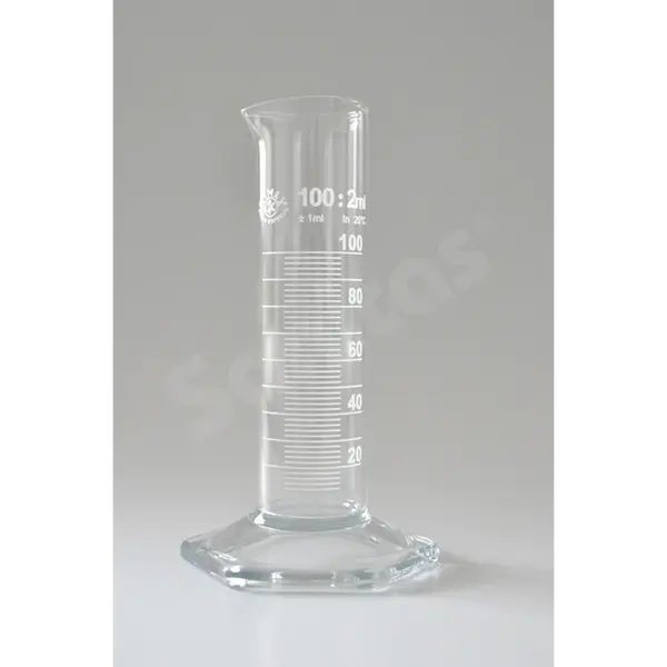SIMAX odmerný valec sklenený, trieda presnosti B, vysoký 100ml