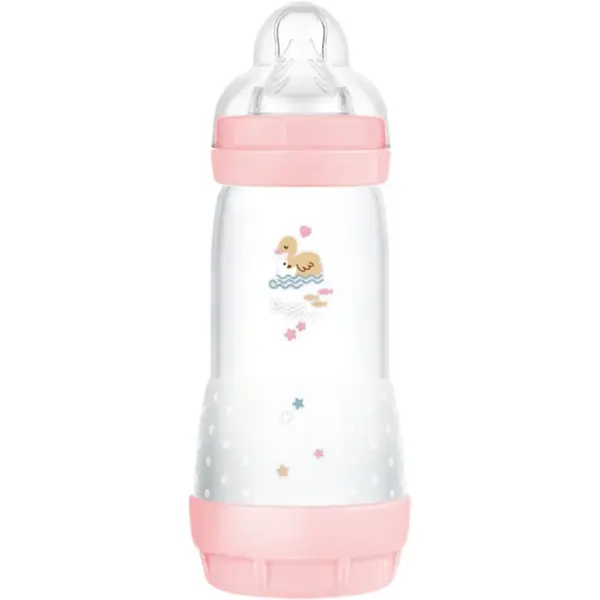 MAM Perfect Star Anti-colic Bottle antikoliková láhev 4m+ Pink 320 ml
