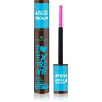 essence I LOVE EXTREME crazy volume voděodolná řasenka pro objem odstín 01 Cozy Brown 12 ml