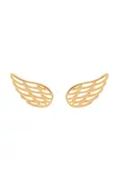 Zlaté náušnice Lilou Wing