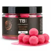 Tb baits plovoucí boilie pop-up grand krill + nhdc 50 g - 12 mm