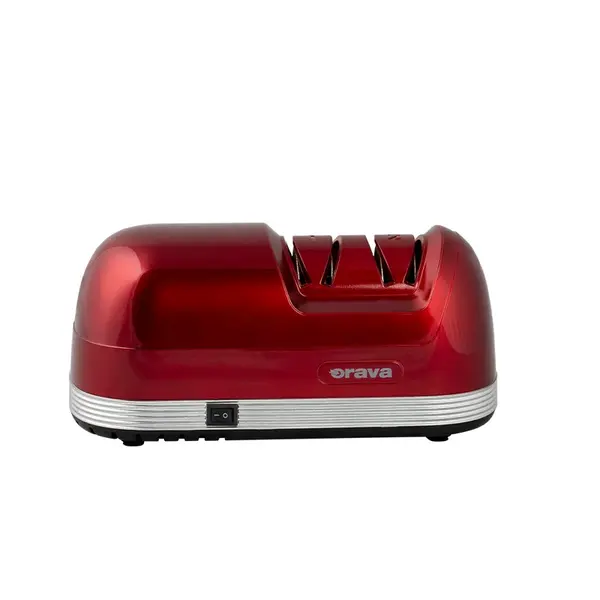 Orava Elektrický brousek nožů, červený