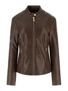 GUESS Prechodná bunda 'CLAUDINE'  tmavohnedá