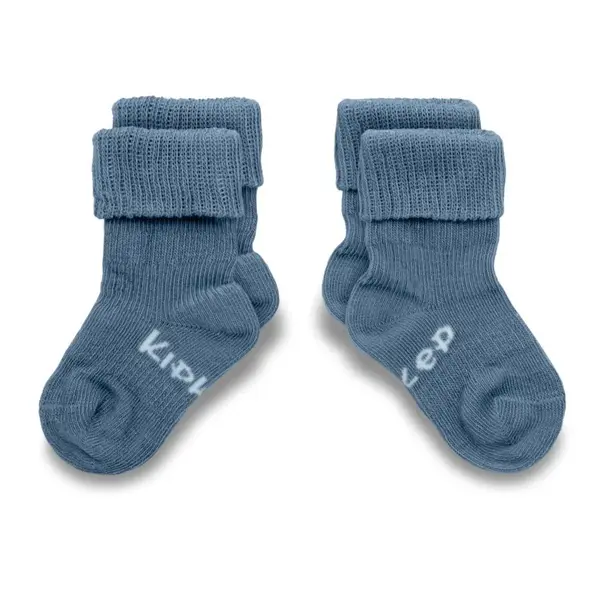 KipKep dětské ponožky Stay-on-Socks 6-12m 2páry Blue Heaven