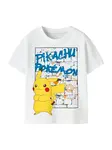 NAME IT Tričko 'NMMMIHAT POKEMON'  modrá / žltá / čierna / biela