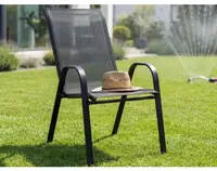 Zahradní židle Nadja, černá