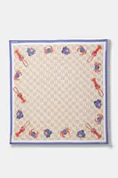 Karl Lagerfeld šátek ženský s příměsí hedvábí IKON