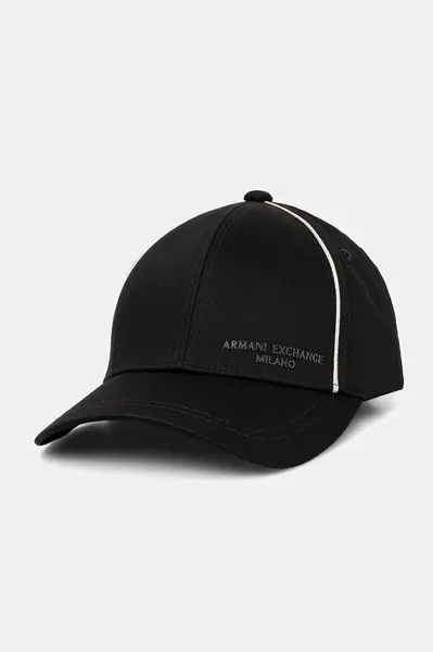 Armani Exchange baseballová čepice pánská bavlněná