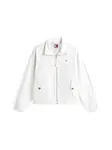 Tommy Jeans Prechodná bunda 'Peached Zip-thru'  biela
