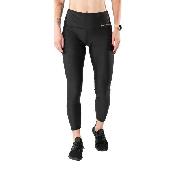 Northfinder MAGDALENA Dámské sportovní legíny, černá, velikost