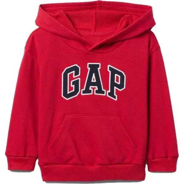 GAP V-FRCH LOGO Chlapecká mikina, červená, velikost