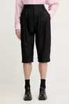Kenzo elegantní šortky dámské vlněné