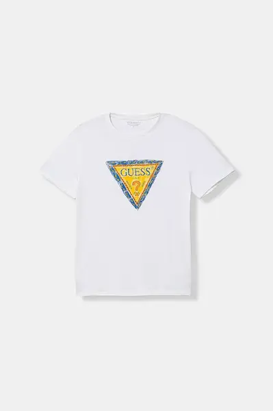 Dětské bavlněné tričko Guess