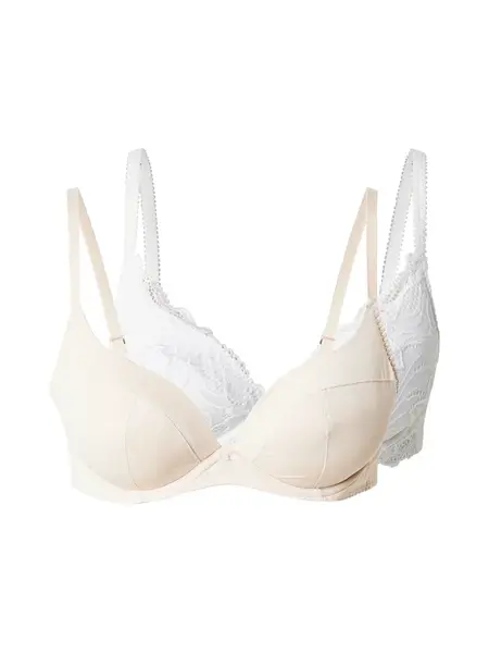 Dorina Podprsenka 'Plunge'  béžová / biela