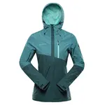 Dámská nepromokavá bunda s ptx membránou alpine pro norema 3 zelená l