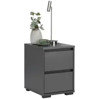 Carryhome NOČNÍ STOLEK, antracitová, 40/55/48 cm