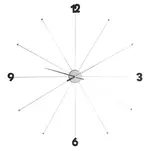 Kare-Design NÁSTĚNNÉ HODINY, 100/100/6 cm