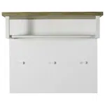 Carryhome ŠATNÍ PANEL, vysoce lesklá bílá, barvy dubu, 82/71/35 cm