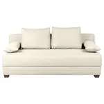 MID.YOU ROZKLÁDACÍ POHOVKA, textil, krémová