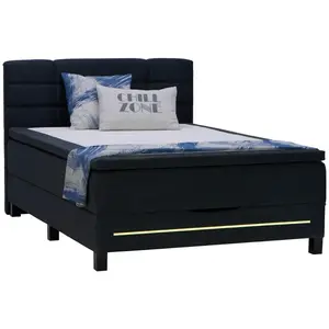 Carryhome POSTEL BOXSPRING, 140/200 cm, antracitová