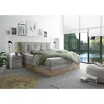Livetastic POSTEL BOXSPRING, 180/200 cm, světle šedá