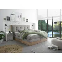 Livetastic POSTEL BOXSPRING, 180/200 cm, světle šedá