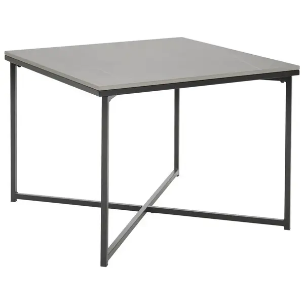 Livetastic KONFERENČNÍ STOLEK, černá, šedá, keramika, kov, 60/43/60 cm