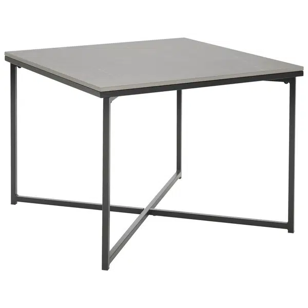 Livetastic KONFERENČNÍ STOLEK, šedá, černá, kov, keramika, 60/43/60 cm