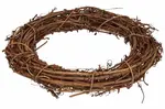 Věnec W045047 dekorační z ratanu průměr 20 cm