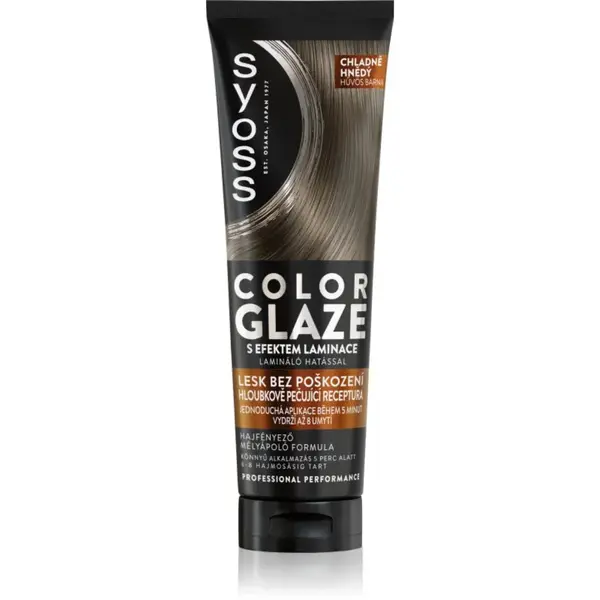 Syoss Intense Glaze Color tónovací barva na vlasy pro lesk odstín Cool Brown 130 ml